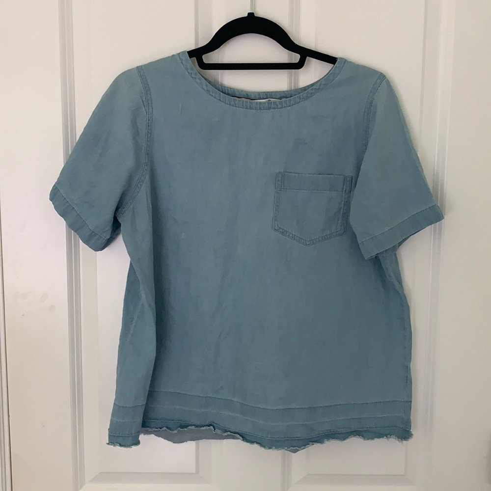 Lee short sleeve denim top